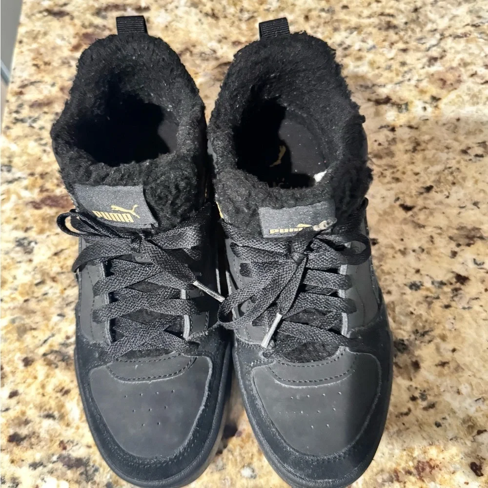 Puma Black Kids Sneakers